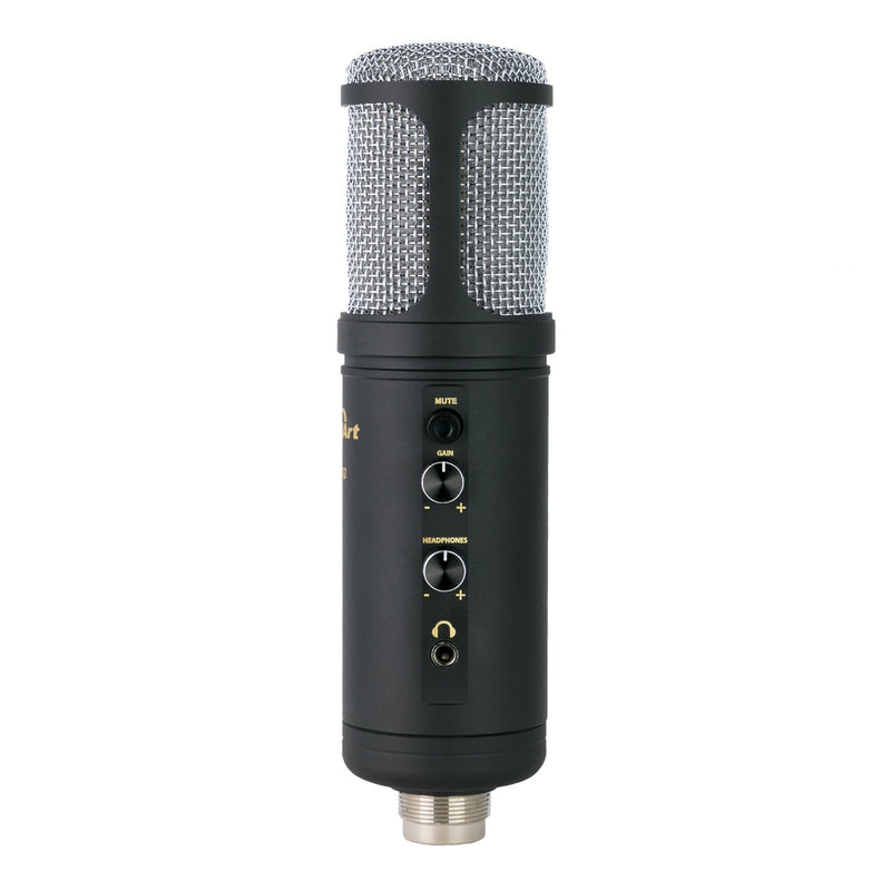 -SoundArt Professional USB Condenser Studio Microphone Pack w/ Pop Filter, Desk Stand, USB Cable & Carry Case-Living Music