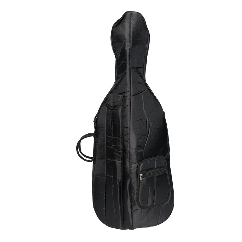 -Steinhoff 1/2 Size Solid Top Student Cello Set (Natural Gloss)-Living Music