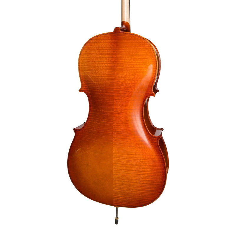 -Steinhoff 3/4 Size Solid Top Student Cello Set (Natural Gloss)-Living Music