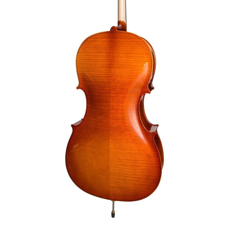 KSO-CE295(3/4)-NGL-Steinhoff 3/4 Size Solid Top Student Cello Set (Natural Gloss)-Living Music