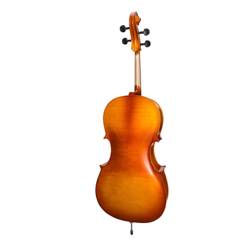 -Steinhoff 3/4 Size Student Cello Set (Natural Gloss)-Living Music
