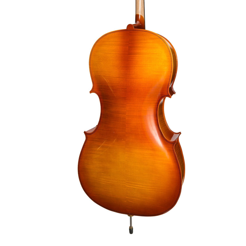 -Steinhoff 3/4 Size Student Cello Set (Natural Gloss)-Living Music