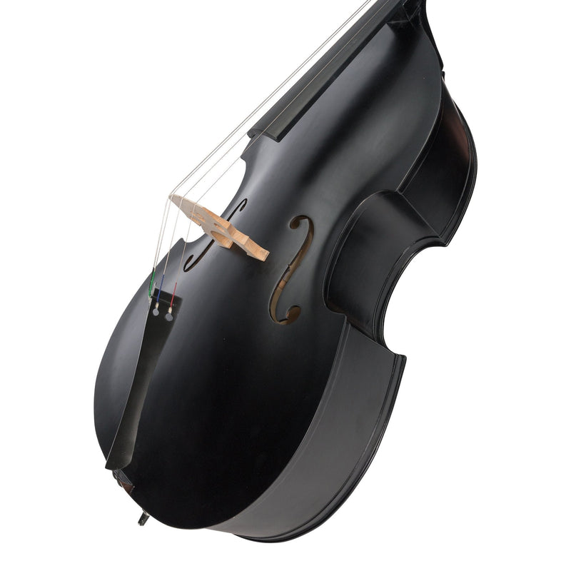 -Steinhoff 3/4 Size Student Double Bass Set (Black)-Living Music