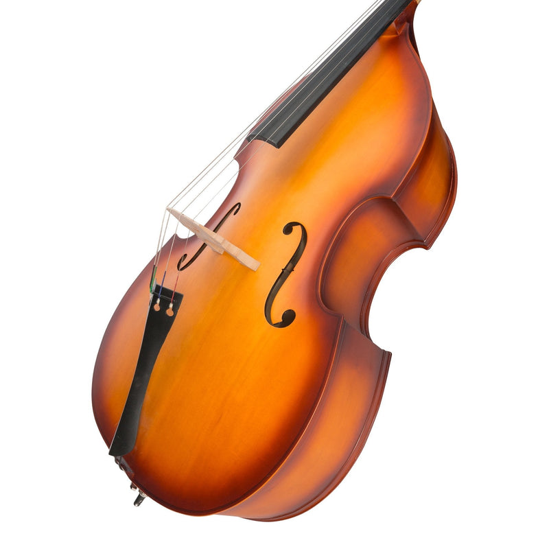 -Steinhoff 3/4 Size Student Double Bass Set (Sunburst)-Living Music