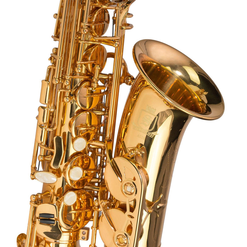 KSO-AS10-GLD-Steinhoff Advanced Student Alto Saxophone (Gold)-Living Music