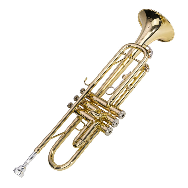 KSO-TR10-GLD-Steinhoff Advanced Student Bb Trumpet (Gold)-Living Music