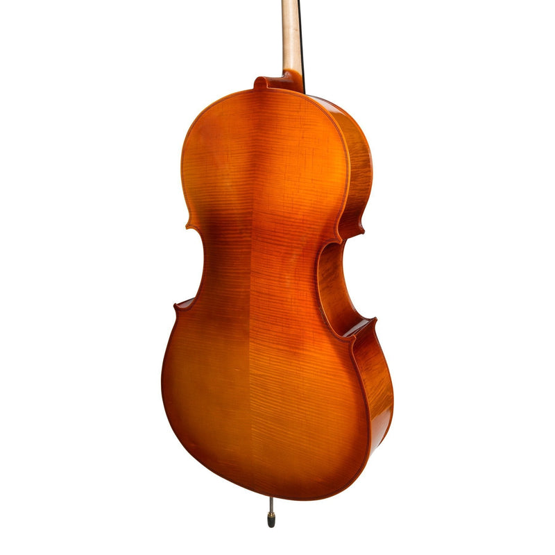 -Steinhoff Full Size Solid Top Student Cello Set (Natural Gloss)-Living Music