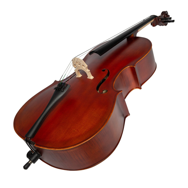 KSO-CE29(4/4)-ANT-Steinhoff Full Size Student Cello Set (Antique Finish)-Living Music