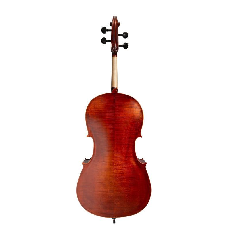 KSO-CE29(4/4)-ANT-Steinhoff Full Size Student Cello Set (Antique Finish)-Living Music