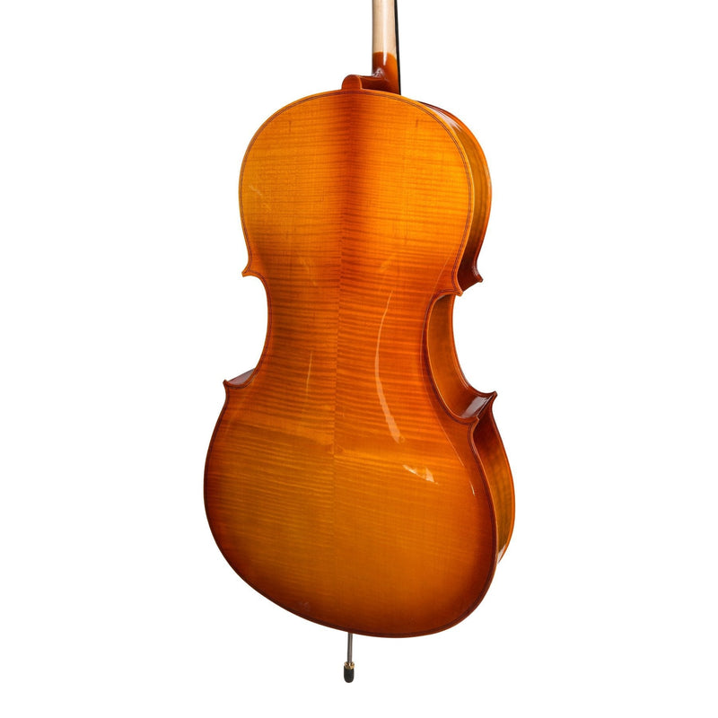 -Steinhoff Full Size Student Cello Set (Natural Gloss)-Living Music