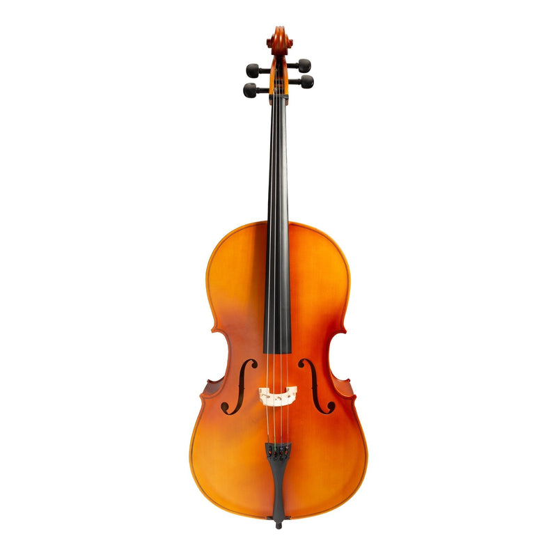 -Steinhoff Full Size Student Cello Set (Natural Satin)-Living Music