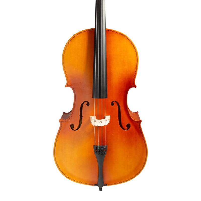 -Steinhoff Full Size Student Cello Set (Natural Satin)-Living Music