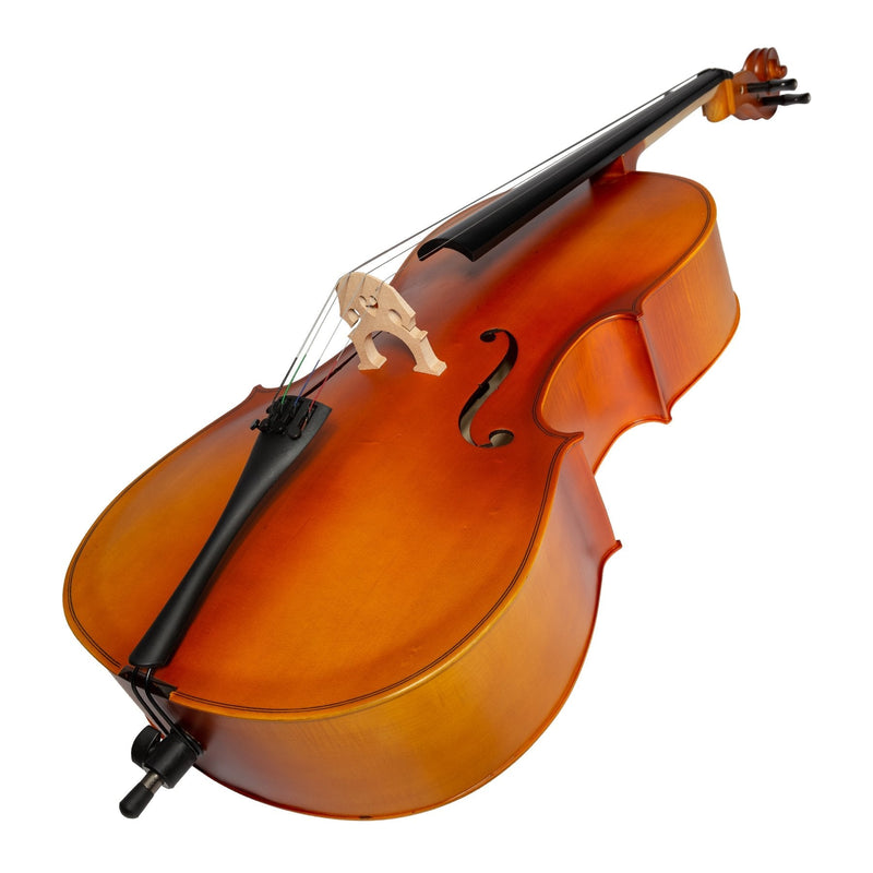 -Steinhoff Full Size Student Cello Set (Natural Satin)-Living Music