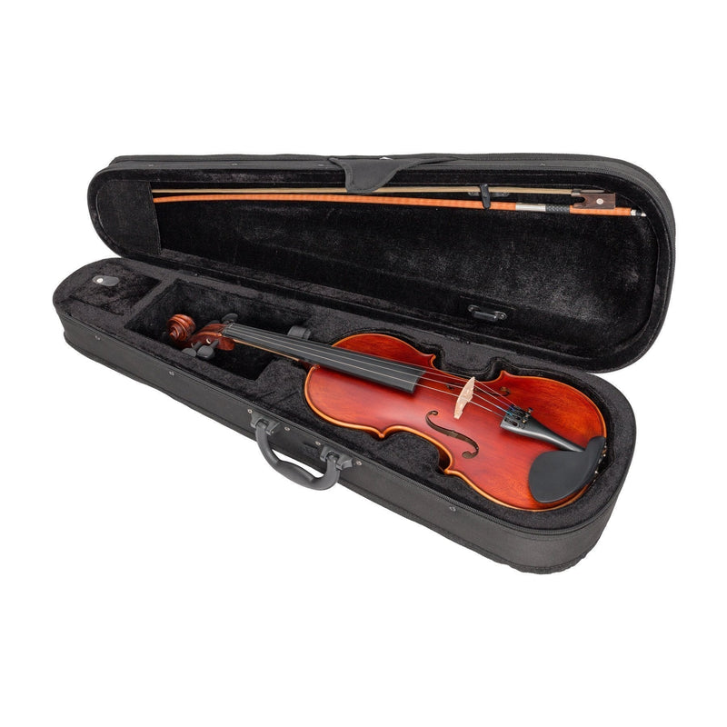 KSO-VB31(4/4)-ANT-Steinhoff Full Size Student Solid Top Violin Set (Antique Finish)-Living Music