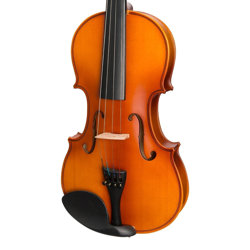 -Steinhoff Full Size Student Solid Top Violin Set (Natural Satin)-Living Music