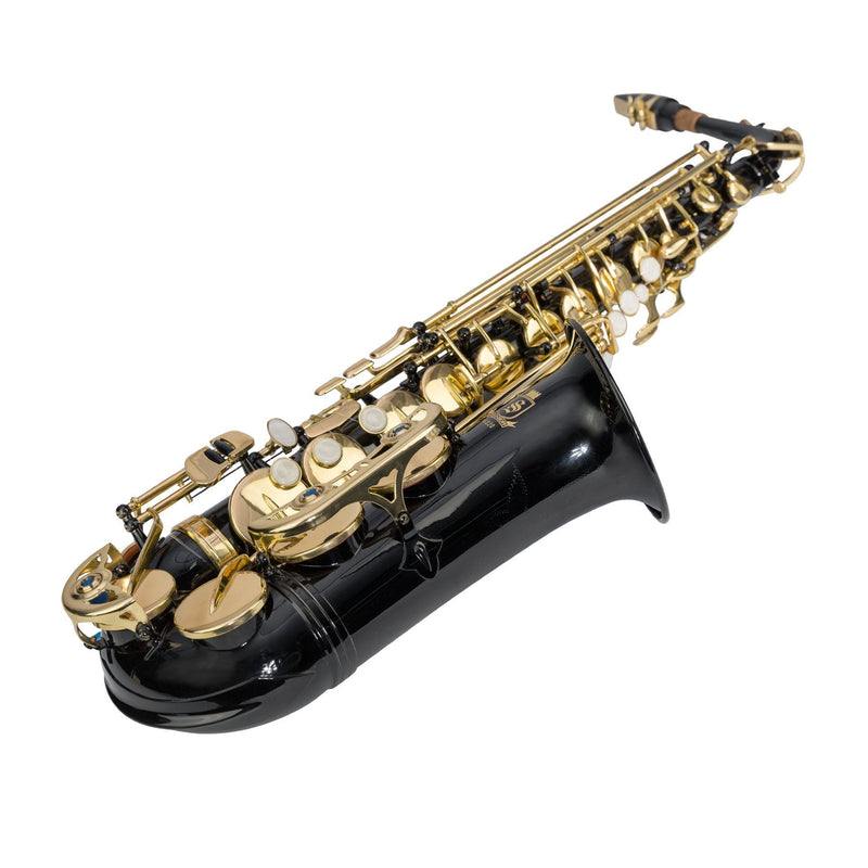KSO-AS20-BLK-Steinhoff Intermediate Alto Saxophone (Black)-Living Music