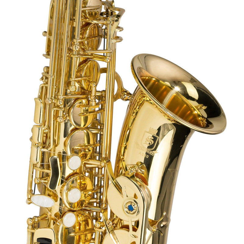 KSO-AS20-GLD-Steinhoff Intermediate Alto Saxophone (Gold)-Living Music