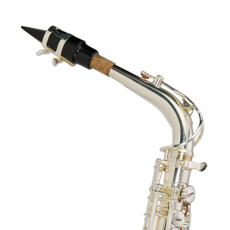KSO-AS20-SLV-Steinhoff Intermediate Alto Saxophone (Silver)-Living Music