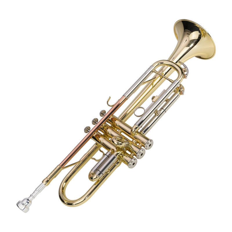 KSO-TR20-GLD-Steinhoff Intermediate Bb Trumpet (Gold)-Living Music