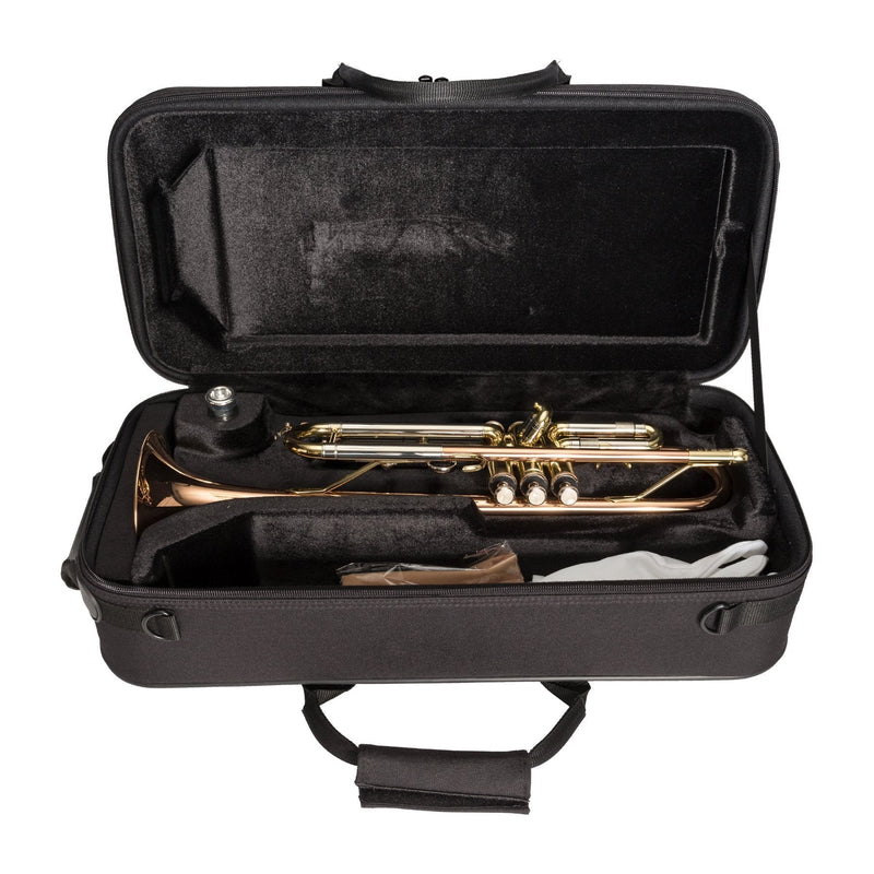 KSO-TR40-GLD-Steinhoff Intermediate Bb Trumpet (Rose Gold)-Living Music