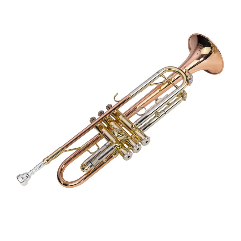 KSO-TR40-GLD-Steinhoff Intermediate Bb Trumpet (Rose Gold)-Living Music