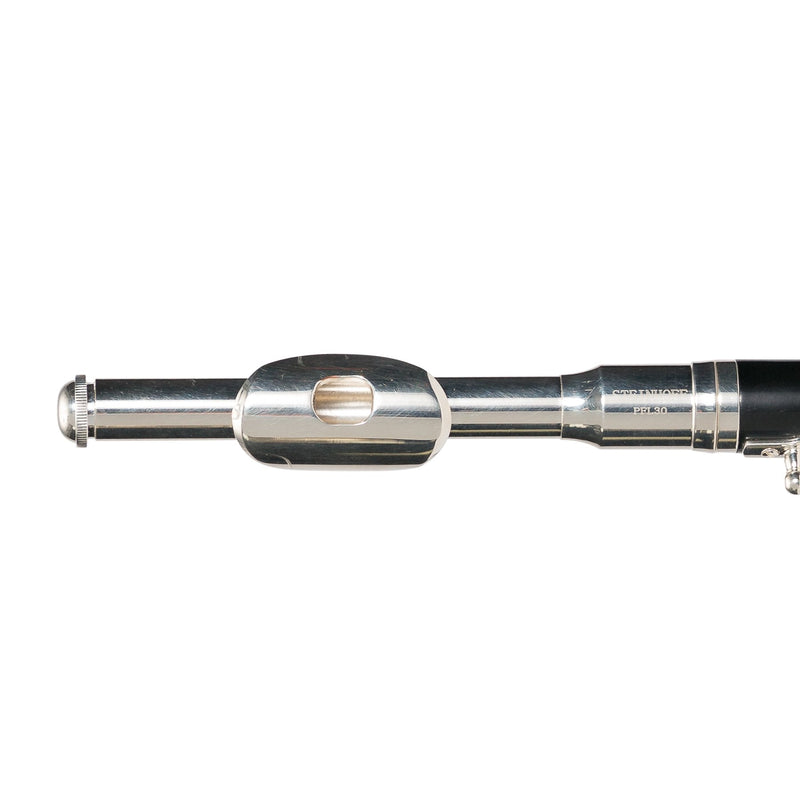 -Steinhoff Intermediate Piccolo Flute (Black & Silver)-Living Music