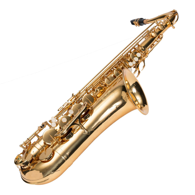 KSO-TS20-GLD-Steinhoff Intermediate Tenor Saxophone (Gold)-Living Music