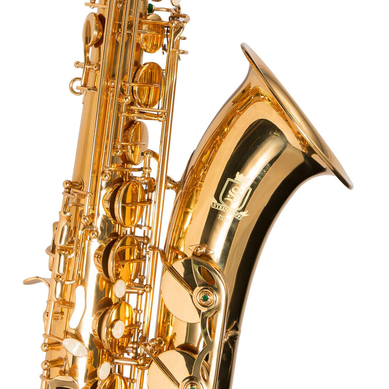 KSO-TS20-GLD-Steinhoff Intermediate Tenor Saxophone (Gold)-Living Music