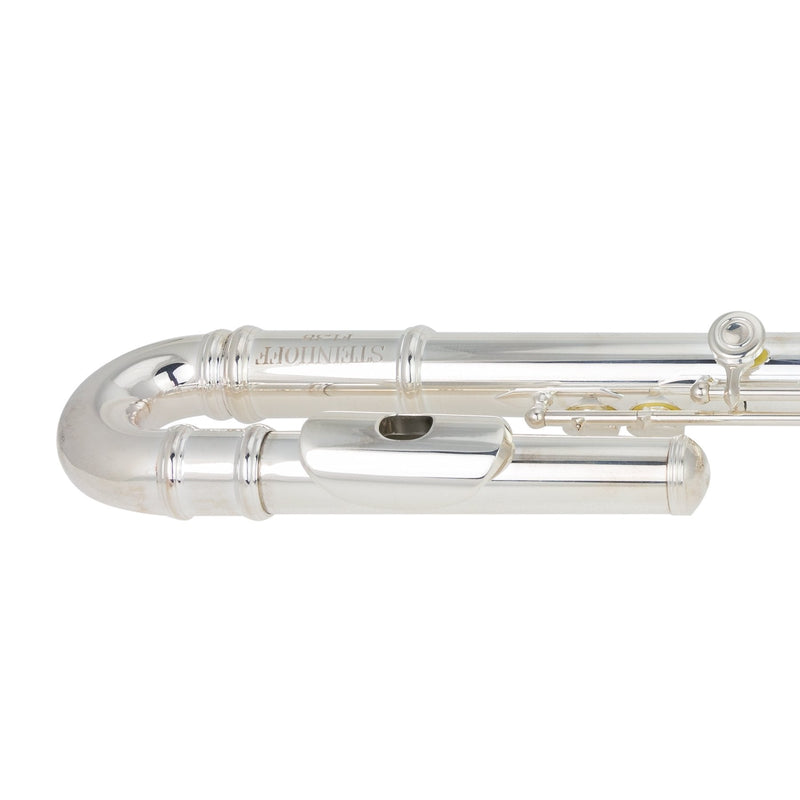 KSO-FL38-SLV-Steinhoff Twin-Head Intermediate C Flute (Silver)-Living Music