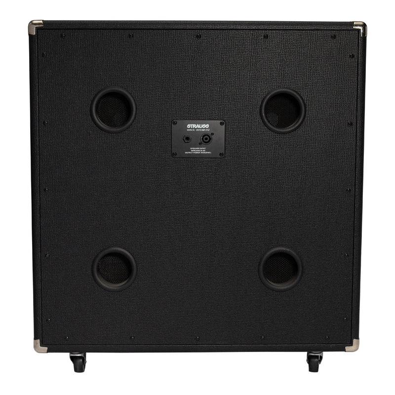 -Strauss 4x12 400 Watt Speaker Cabinet (Black)-Living Music