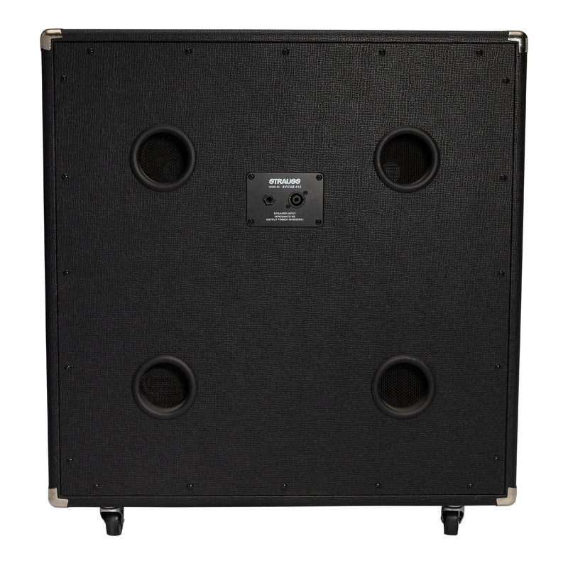 SVCAB-412-BLK-Strauss 4x12 400 Watt Speaker Cabinet (Black)-Living Music