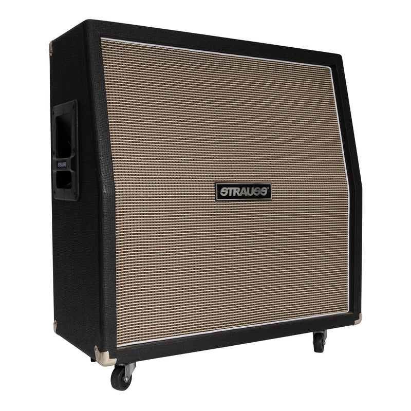 SVCAB-412-BLK-Strauss 4x12 400 Watt Speaker Cabinet (Black)-Living Music
