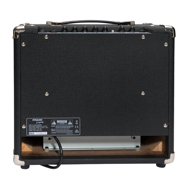 SLA-25RG-BLK-Strauss 'Legacy' 25 Watt Combo Solid State Guitar Amplifier (Black)-Living Music