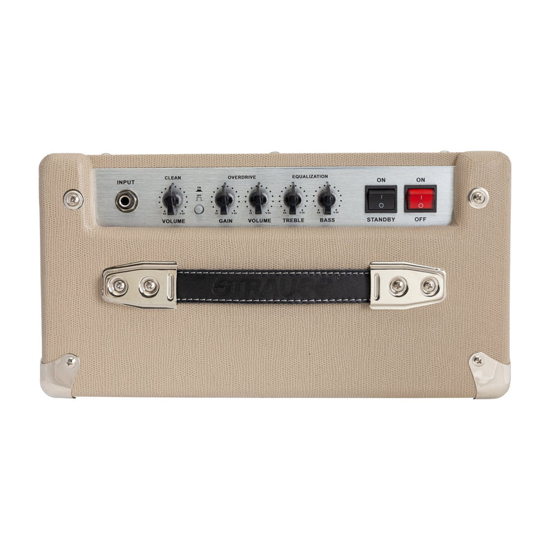 SM-T5-CRM-Strauss SM-T5 5 Watt Combo Valve Amplifier (Cream)-Living Music