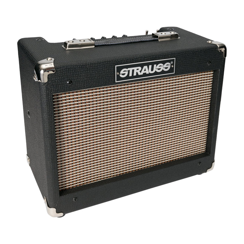 -Strauss SVT-10 10 Watt Combo Valve Amplifier (Black)-Living Music