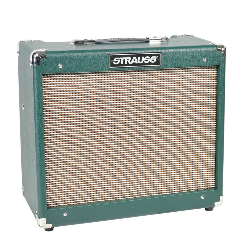 -Strauss SVT-20R 20 Watt Combo Valve Amplifier with Reverb (Green)-Living Music