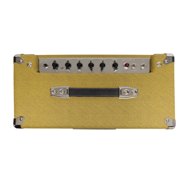 -Strauss SVT-20R 20 Watt Combo Valve Amplifier with Reverb (Tweed)-Living Music