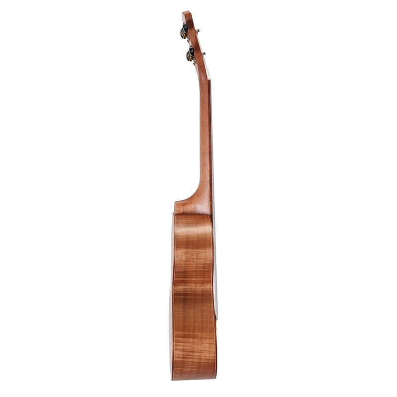 -Tiki '2 Series' Mahogany Flame Top Tenor Ukulele with Gig Bag (Natural Satin)-Living Music