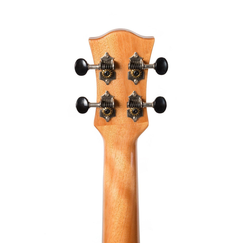 TSB-22-NGL-Tiki '22 Series' Spruce Solid Top Baritone Ukulele with Hard Case (Natural Gloss)-Living Music