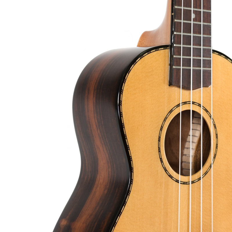 TSC-22-NGL-Tiki '22 Series' Spruce Solid Top Concert Ukulele with Hard Case (Natural Gloss)-Living Music