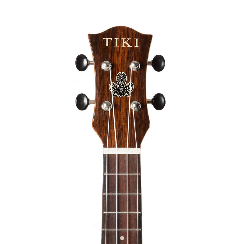 -Tiki '22 Series' Spruce Solid Top Electric Baritone Ukulele with Hard Case (Natural Gloss)-Living Music