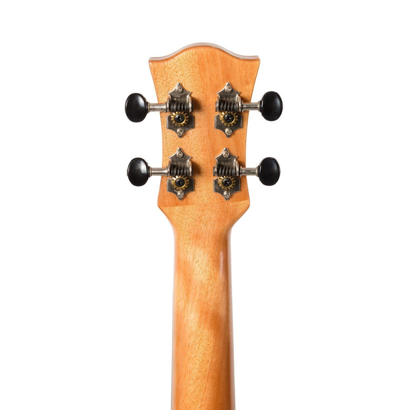 -Tiki '22 Series' Spruce Solid Top Electric Baritone Ukulele with Hard Case (Natural Gloss)-Living Music