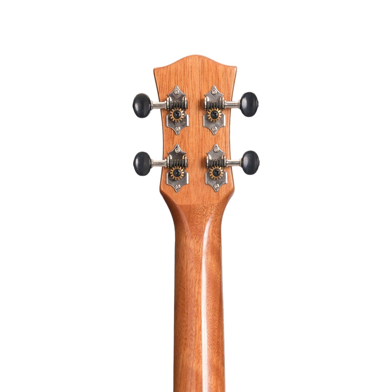 TSB-22CP-NGL-Tiki '22 Series' Spruce Solid Top Electric Cutaway Baritone Ukulele with Hard Case (Natural Gloss)-Living Music