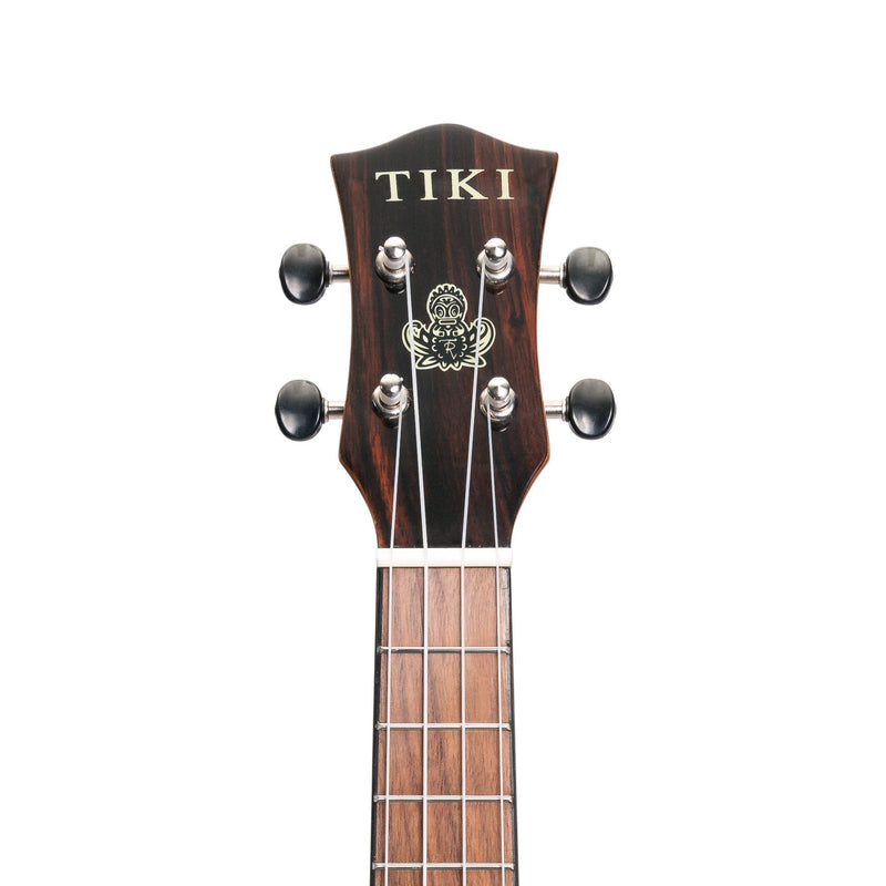 -Tiki '22 Series' Spruce Solid Top Electric Cutaway Concert Ukulele with Hard Case (Natural Gloss)-Living Music