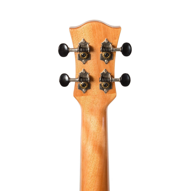TSS-22P-NGL-Tiki '22 Series' Spruce Solid Top Electric Soprano Ukulele with Hard Case (Natural Gloss)-Living Music