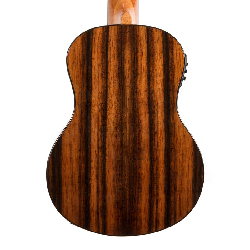 TST-22P-NGL-Tiki '22 Series' Spruce Solid Top Electric Tenor Ukulele with Hard Case (Natural Gloss)-Living Music