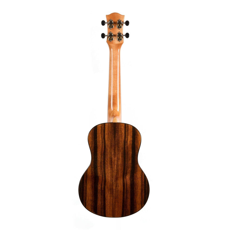 TST-22-NGL-Tiki '22 Series' Spruce Solid Top Tenor Ukulele with Hard Case (Natural Gloss)-Living Music