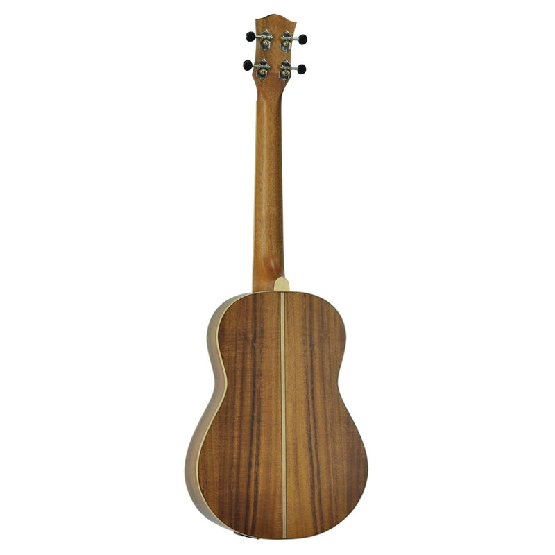 TKB-3-NST-Tiki '3 Series' Koa Baritone Ukulele with Gig Bag (Natural Satin)-Living Music