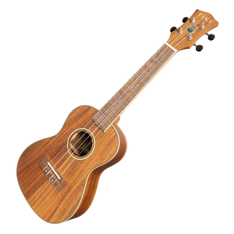 TKC-3-NST-Tiki '3 Series' Koa Concert Ukulele with Gig Bag (Natural Satin)-Living Music