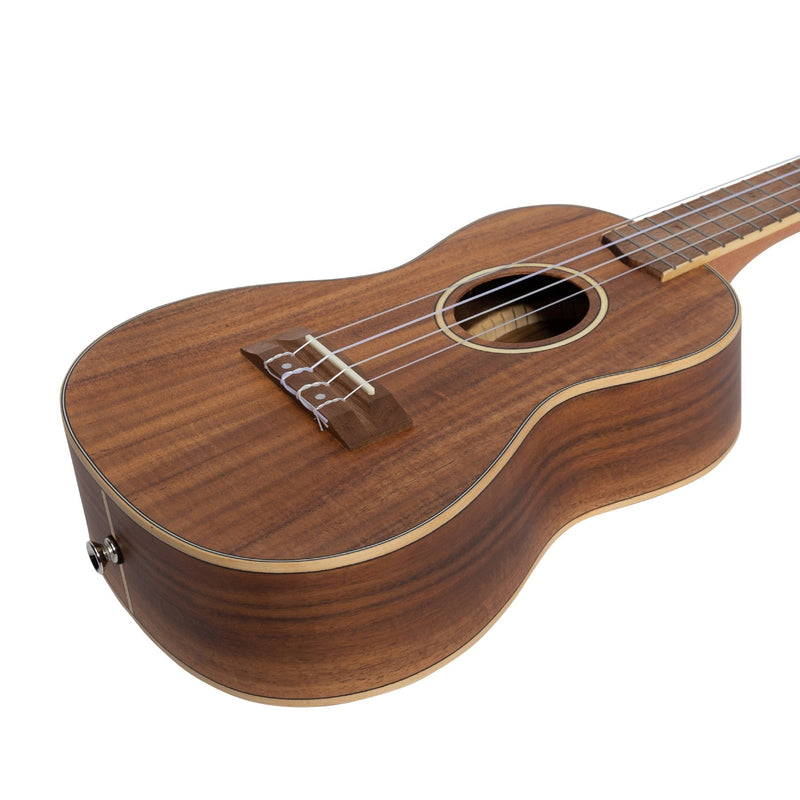 -Tiki '3 Series' Koa Concert Ukulele with Gig Bag (Natural Satin)-Living Music